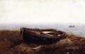 Das alte Boot aka The Abandoned Skiff Landschaft Hudson Fluss Frederic Edwin Church